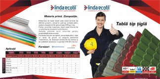 LindaShop.ro – Sisteme pentru acoperișuri ieftine, rezistente și estetice Linda Ecotil Tabla Tip Tigla